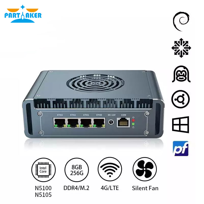 12th Gen Intel I3-1115G4 Fanle - Pfsense Firewall Router 2.5G 4 I226 评论和价格