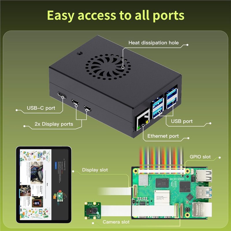 AS95-For Irasptek Starter Kit  - Raspberry Pi 5 8Gb Board 评论和价格