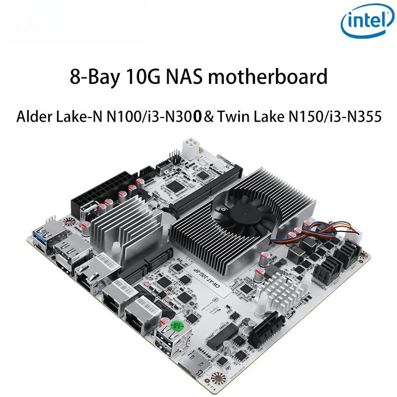8-Bay 10G NAS Motherboard Inte - Nas Motherboard 8 Sata Mini Itx 评论和价格
