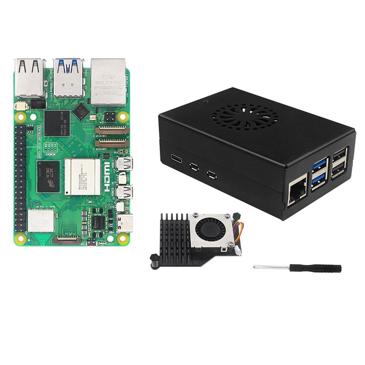 X14A& For IRasptek Starter Kit - Raspberry Pi 5 8Gb Board 评论和价格