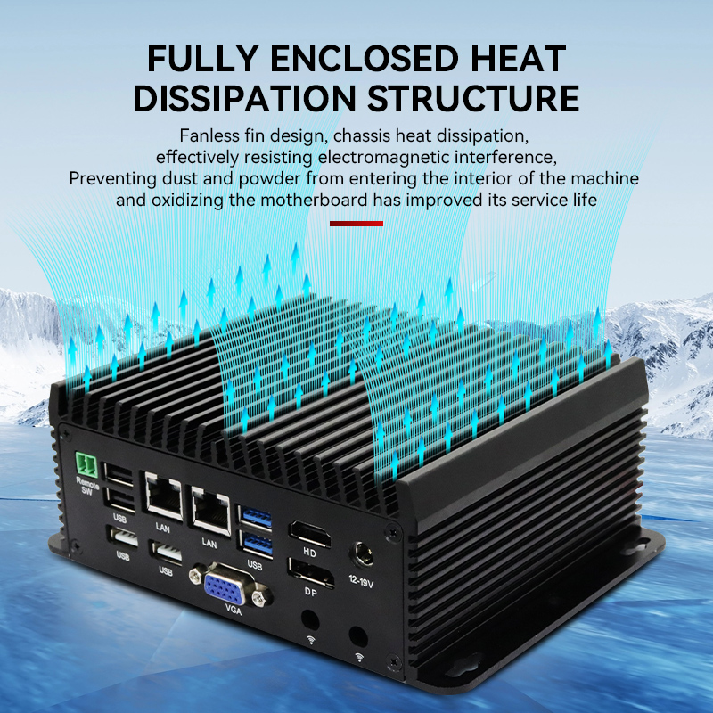 Quad Core N95 N97 Mini PC RS48 - Fanless Industrial Pc Rs485 Core I7 评论和价格