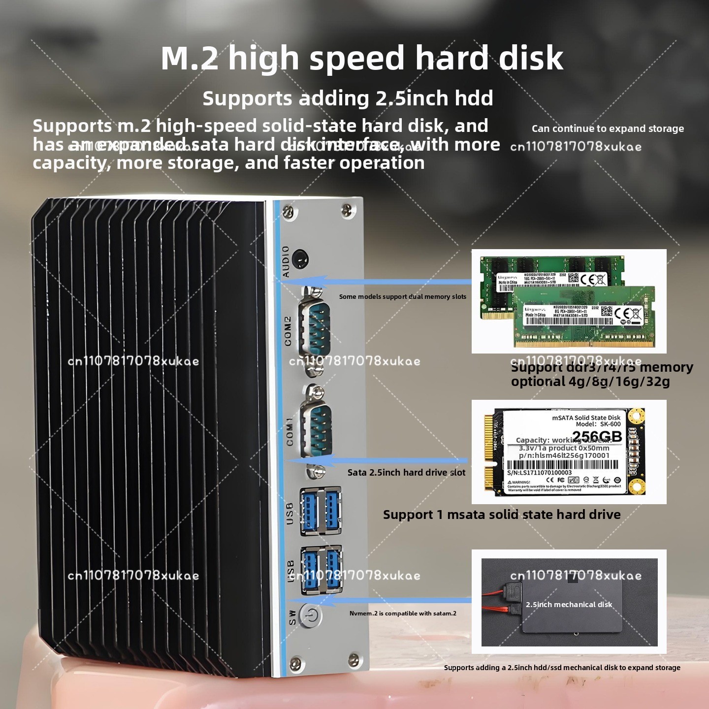 Mini Industrial PC - Quad-Core - Fanless Industrial Pc Rs485 Core I7 评论和价格