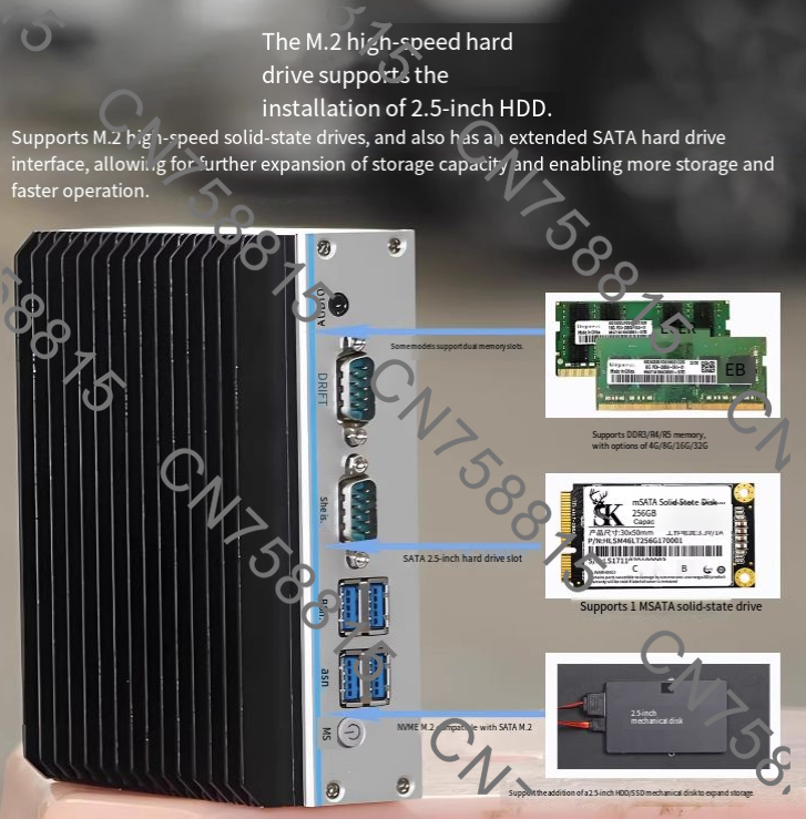 Dual LAN/Serial RS485, Fanless - Fanless Industrial Pc Rs485 Core I7 评论和价格